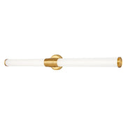 Z-Lite Warwick 1 Light 4" LED Vanity/40W, Modern Gold/Opal White - 1020-40W-MGLD-LED