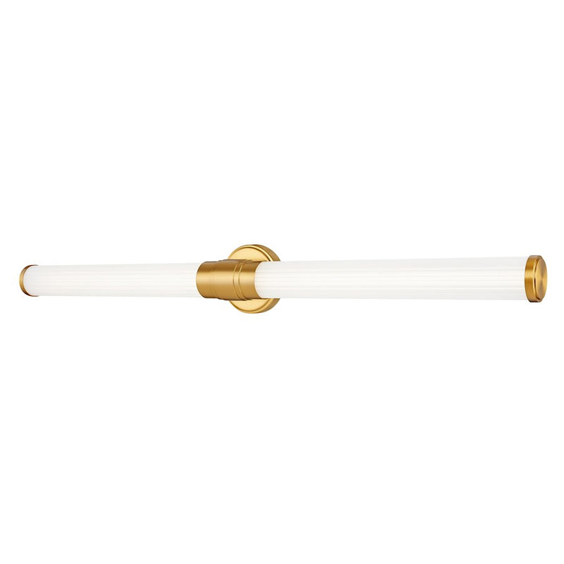 Z-Lite Warwick 1 Light 4" LED Vanity/40W, Modern Gold/Opal White - 1020-40W-MGLD-LED