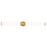 Z-Lite Warwick 1Lt 4" LED Vanity/40W, Modern Gold/Opal White