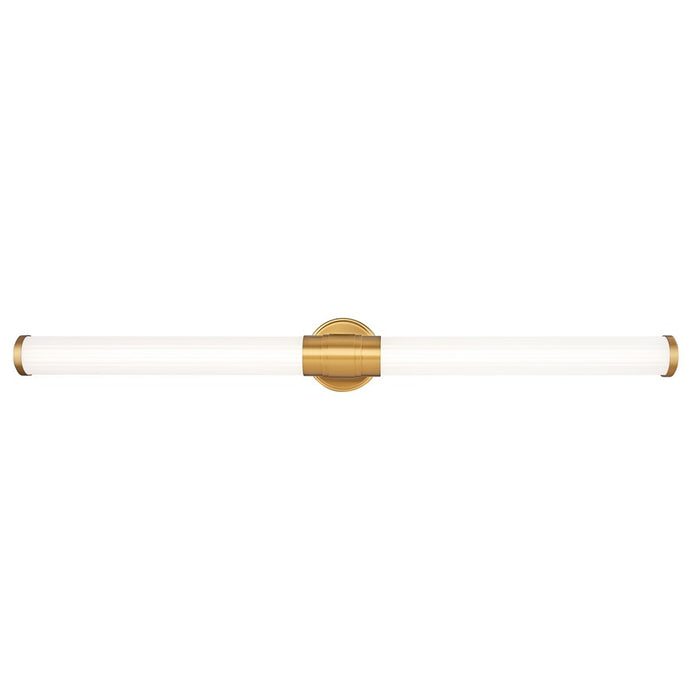 Z-Lite Warwick 1Lt 4" LED Vanity/40W, Modern Gold/Opal White