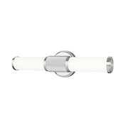 Z-Lite Solange 1Lt 4" LED Vanity/18W, Nickel/Opal White - 1021-18W-BN-LED