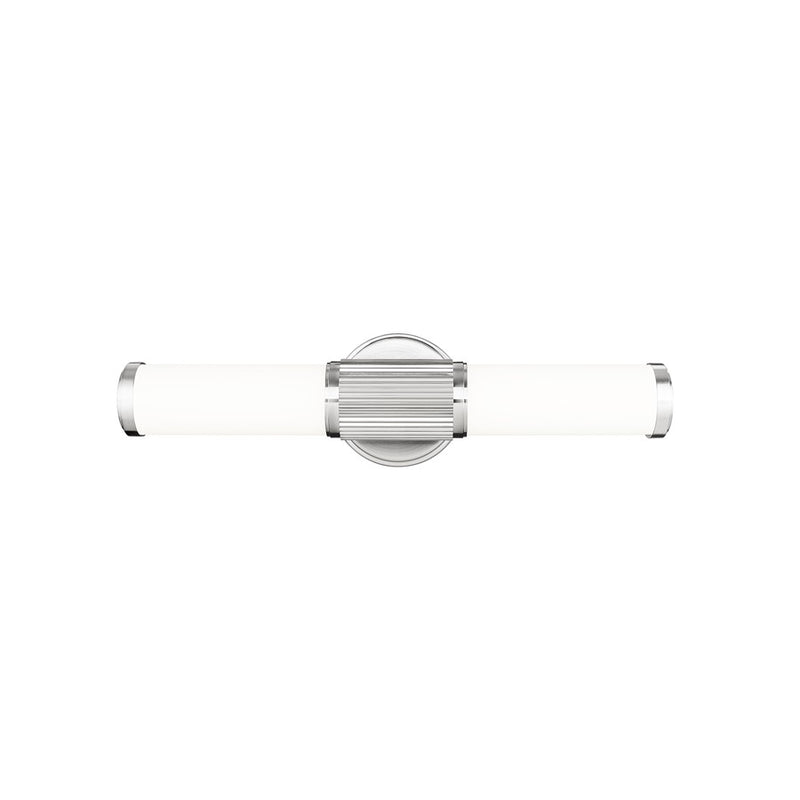 Z-Lite Solange 1Lt 4" LED Vanity/18W, Nickel/Opal White