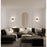 Z-Lite Solange 1 Light 4" LED Vanity 18W, Matte Black/Opal White