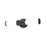 Z-Lite Solange 1Lt 4" LED Vanity/18W, Matte Black/Opal White