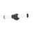Z-Lite Solange 1Lt 4" LED Vanity/18W, Matte Black/Opal White