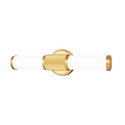 Z-Lite Solange 1 Light 4" LED Vanity/18W, Modern Gold/Opal White - 1021-18W-MGLD-LED