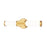 Z-Lite Solange 1 Light 4" LED Vanity/18W, Modern Gold/Opal White - 1021-18W-MGLD-LED