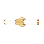 Z-Lite Solange 1Lt 4" LED Vanity/18W, Modern Gold/Opal White - 1021-18W-MGLD-LED
