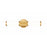 Z-Lite Solange 1 Light 4" LED Vanity 18W, Modern Gold/Opal White