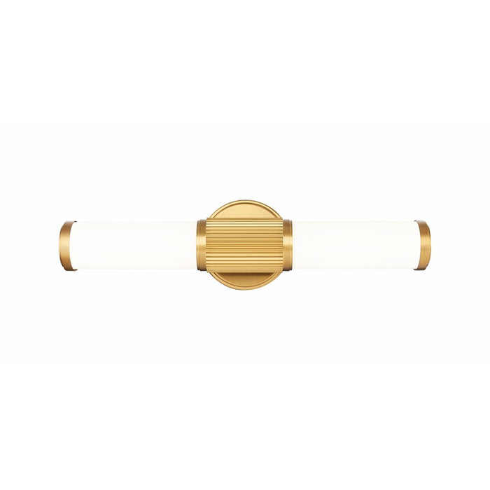 Z-Lite Solange 1 Light 4" LED Vanity 18W, Modern Gold/Opal White
