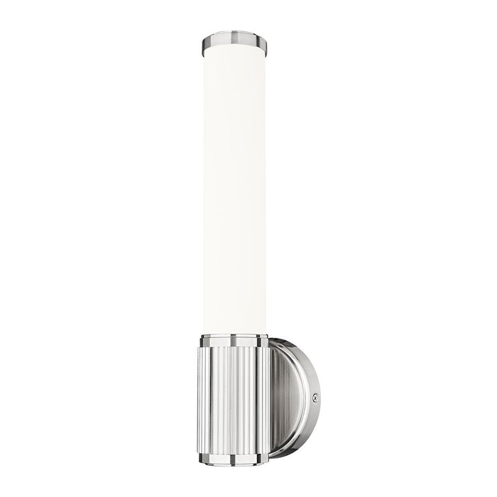 Z-Lite Solange 1Lt 4" Wall Sconce, Brushed Nickel/Opal White - 1021-1S-BN-LED