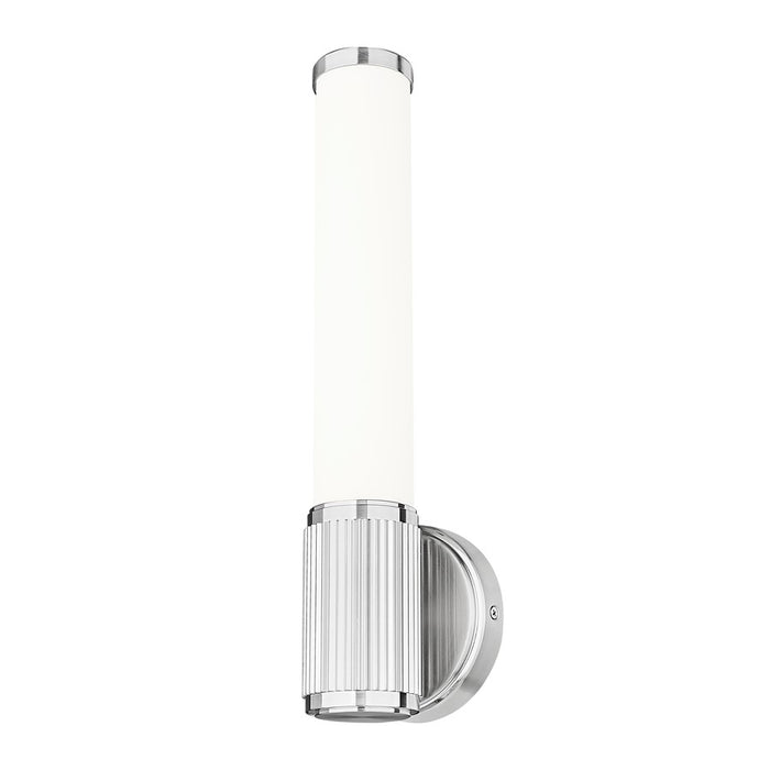 Z-Lite Solange 1 Light 4" Wall Sconce, Brushed Nickel/Opal White