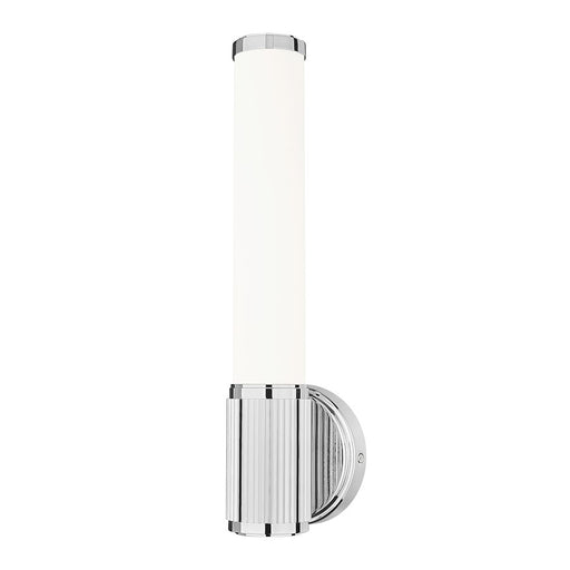 Z-Lite Solange 1 Light 4" Wall Sconce, Chrome/Opal White - 1021-1S-CH-LED