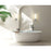 Z-Lite Solange 1 Light 4" Wall Sconce, Chrome/Opal White