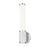 Z-Lite Solange 1 Light 4" Wall Sconce, Chrome/Opal White