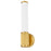 Z-Lite Solange 1 Light 4" Wall Sconce, Modern Gold/Opal White