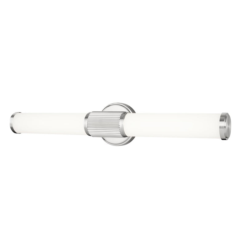 Z-Lite Solange 1 Light 4" LED Vanity/25W, Nickel/Opal White - 1021-25W-BN-LED