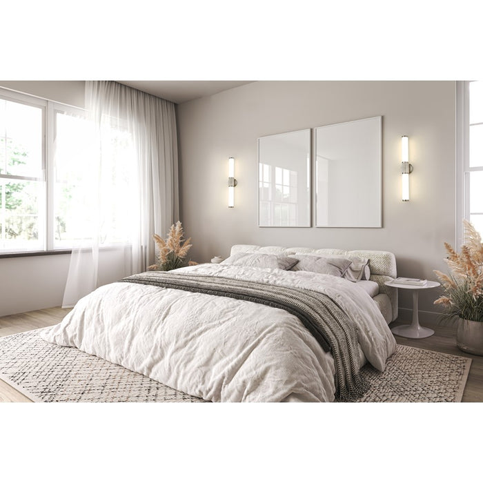 Z-Lite Solange 1 Light 4" LED Vanity 25W, Nickel/Opal White