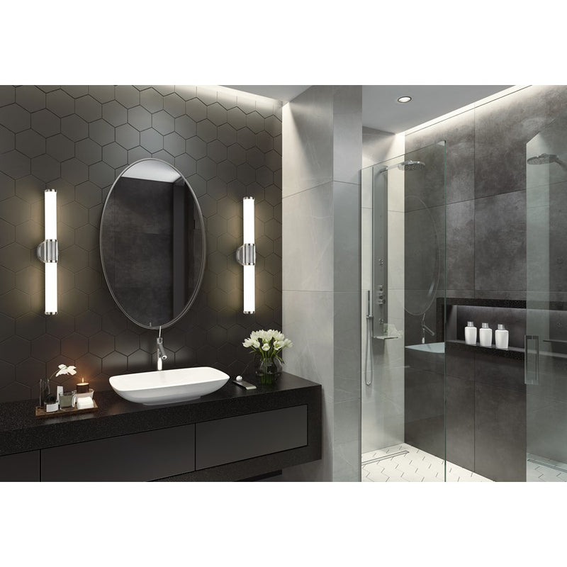 Z-Lite Solange 1 Light 4" LED Vanity/25W, Chrome/Opal White