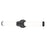 Z-Lite Solange 1Lt 4" LED Vanity/25W, Matte Black/Opal White - 1021-25W-MB-LED