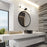 Z-Lite Solange 1 Light 4" LED Vanity 25W, Matte Black/Opal White
