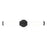 Z-Lite Solange 1 Light 4" LED Vanity 25W, Matte Black/Opal White