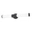 Z-Lite Solange 1 Light 4" LED Vanity 25W, Matte Black/Opal White