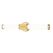 Z-Lite Solange 1Lt 4" LED Vanity/25W, Modern Gold/Opal White - 1021-25W-MGLD-LED