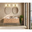 Z-Lite Solange 1 Light 4" LED Vanity 25W, Modern Gold/Opal White