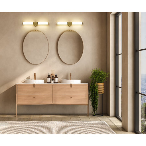 Z-Lite Solange 1 Light 4" LED Vanity 25W, Modern Gold/Opal White