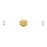 Z-Lite Solange 1 Light 4" LED Vanity 25W, Modern Gold/Opal White