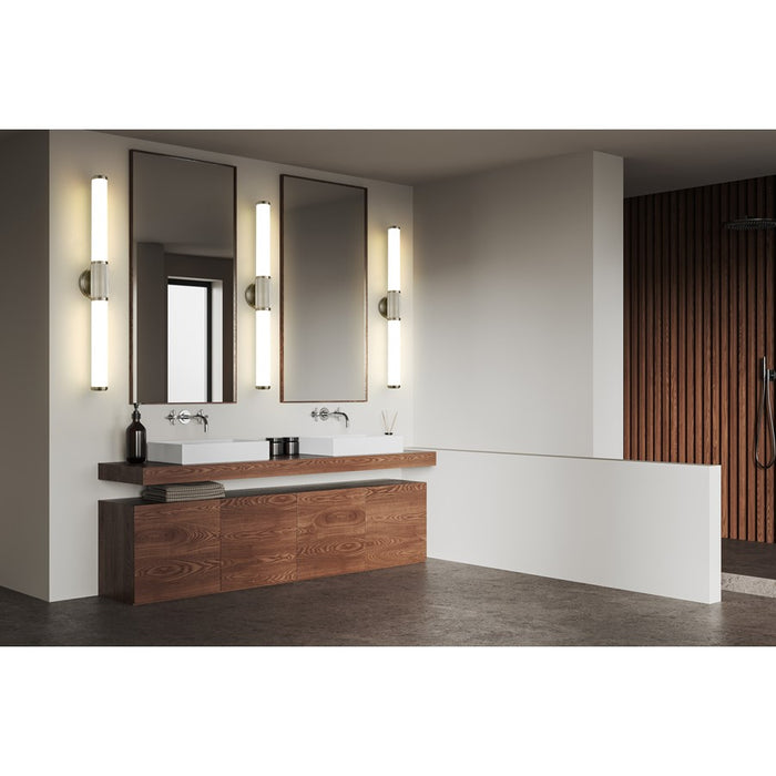 Z-Lite Solange 1 Light 4" LED Vanity 32W, Nickel/Opal White