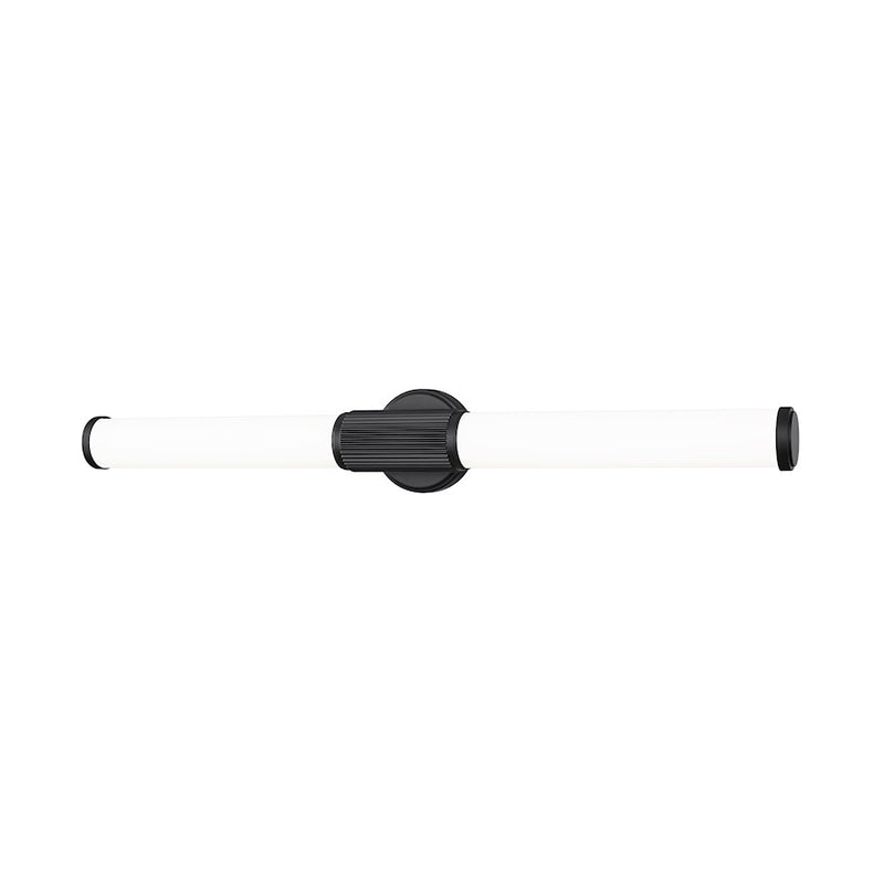 Z-Lite Solange 1 Light 4" LED Vanity/32W, Matte Black/Opal White - 1021-32W-MB-LED