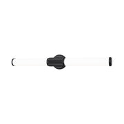 Z-Lite Solange 1Lt 4" LED Vanity/32W, Matte Black/Opal White - 1021-32W-MB-LED