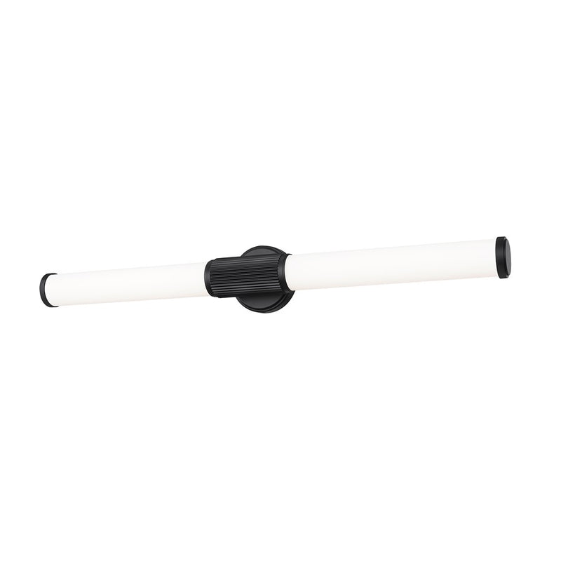 Z-Lite Solange 1 Light 4" LED Vanity 32W, Matte Black/Opal White