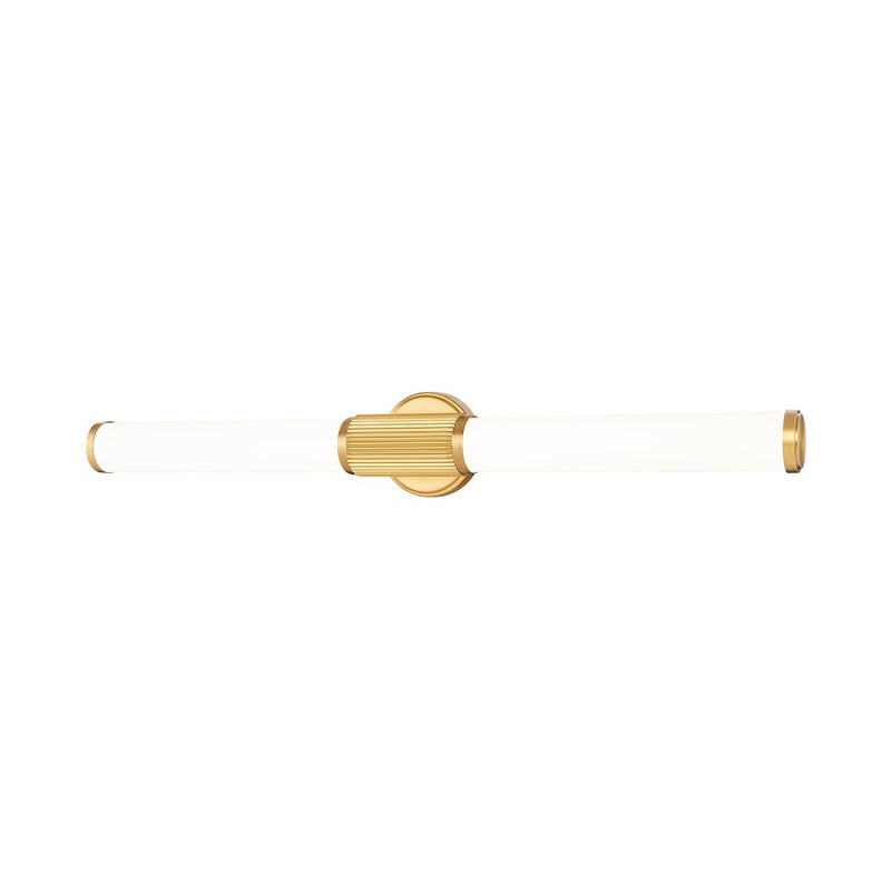 Z-Lite Solange 1 Light 4" LED Vanity/32W, Modern Gold/Opal White - 1021-32W-MGLD-LED