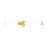 Z-Lite Solange 1Lt 4" LED Vanity/32W, Modern Gold/Opal White - 1021-32W-MGLD-LED