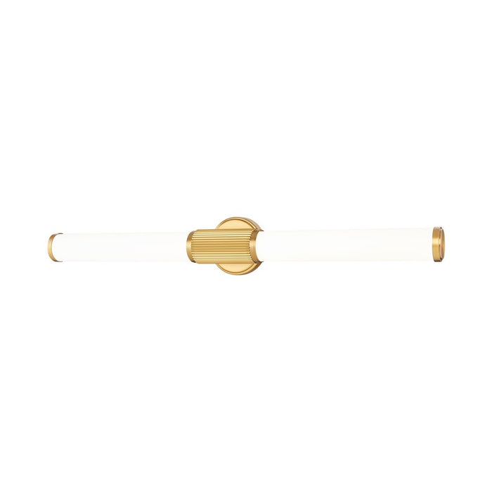 Z-Lite Solange 1Lt 4" LED Vanity/32W, Modern Gold/Opal White - 1021-32W-MGLD-LED