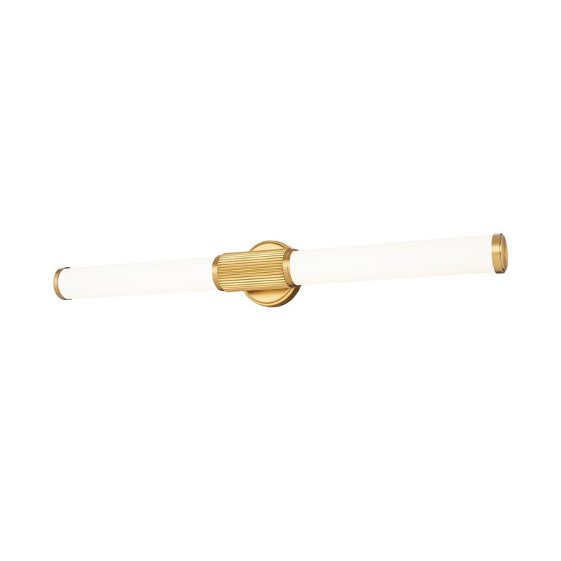 Z-Lite Solange 1Lt 4" LED Vanity/32W, Modern Gold/Opal White