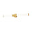 Z-Lite Solange 1 Light 4" LED Vanity 32W, Modern Gold/Opal White