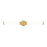 Z-Lite Solange 1Lt 4" LED Vanity/32W, Modern Gold/Opal White