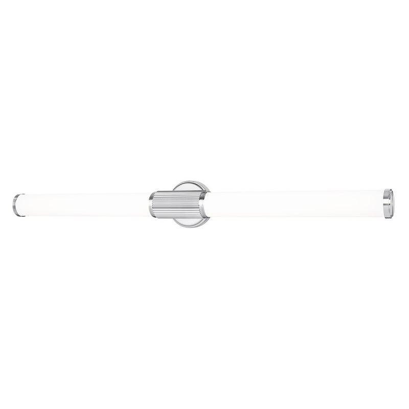 Z-Lite Solange 1Lt 4" LED Vanity/40W, Nickel/Opal White - 1021-40W-BN-LED