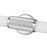 Z-Lite Solange 1 Light 4" LED Vanity 40W, Nickel/Opal White