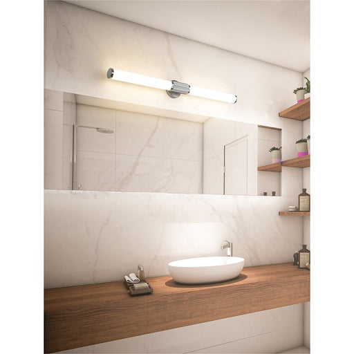 Z-Lite Solange 1 Light 4" LED Vanity/40W, Chrome/Opal White