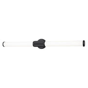 Z-Lite Solange 1 Light 4" LED Vanity/40W, Matte Black/Opal White - 1021-40W-MB-LED