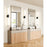 Z-Lite Solange 1 Light 4" LED Vanity 40W, Matte Black/Opal White