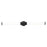 Z-Lite Solange 1 Light 4" LED Vanity 40W, Matte Black/Opal White