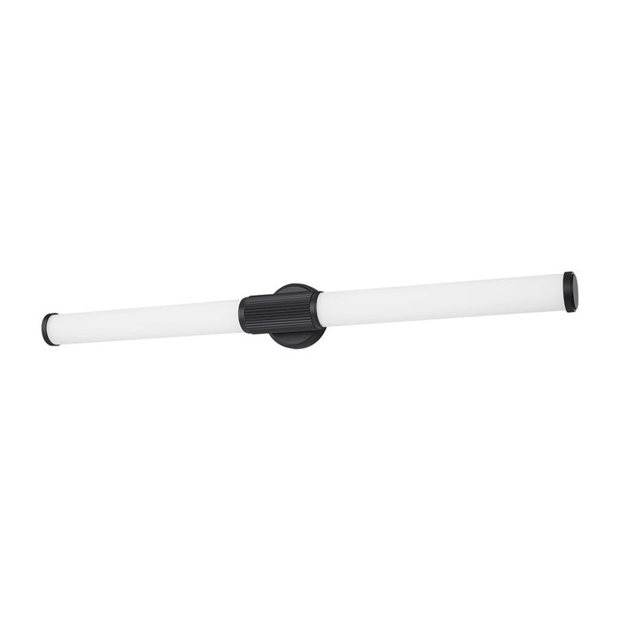 Z-Lite Solange 1 Light 4" LED Vanity 40W, Matte Black/Opal White