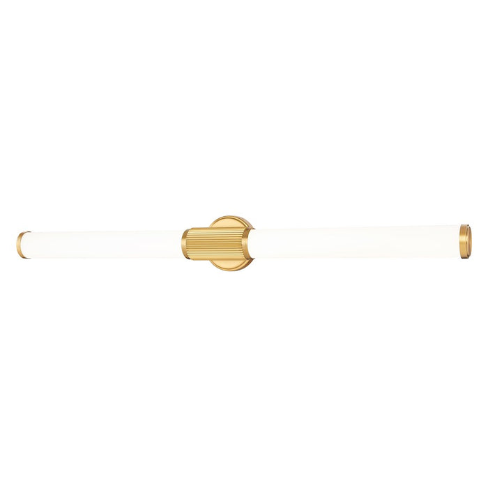 Z-Lite Solange 1 Light 4" LED Vanity/40W, Modern Gold/Opal White - 1021-40W-MGLD-LED