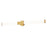Z-Lite Solange 1Lt 4" LED Vanity/40W, Modern Gold/Opal White